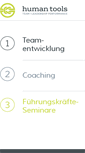 Mobile Screenshot of humantools.de